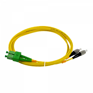 Cable Fibra Óptica FIBRA JFSAF2 2m SC/APC a FC/UPC Monomodo Duplex 9/125um 3mm