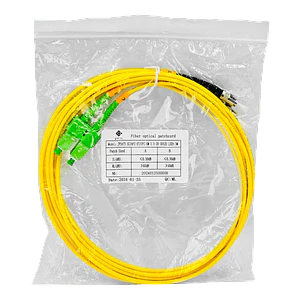 3mt SC/APC-ST/UPC MonoModo SM Duplex Jumper Cable Fibra 9/125um 3mm