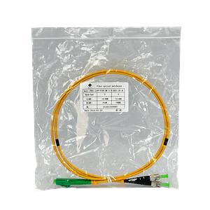 1mt LC/APC-ST/APC MonoModo SM Duplex Jumper Cable Fibra 9/125um 3mm