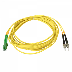 5mt SM LC/APC-ST/UPC MonoModo SM Duplex Jumper Cable Fibra 3.0mm 9/125