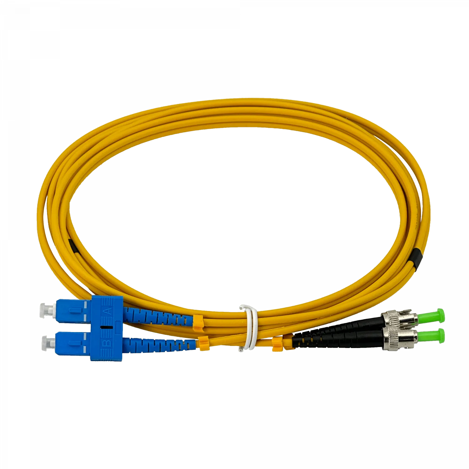 Jumper Cable Fibra 3.0mm 9/125um 3mt SC/UPC-ST/APC MonoModo SM Duplex  2