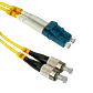 Jumper Cable Fibra 9/125um LSZH 3mt LC-FC MonoModo SM Duplex  - Miniatura 1