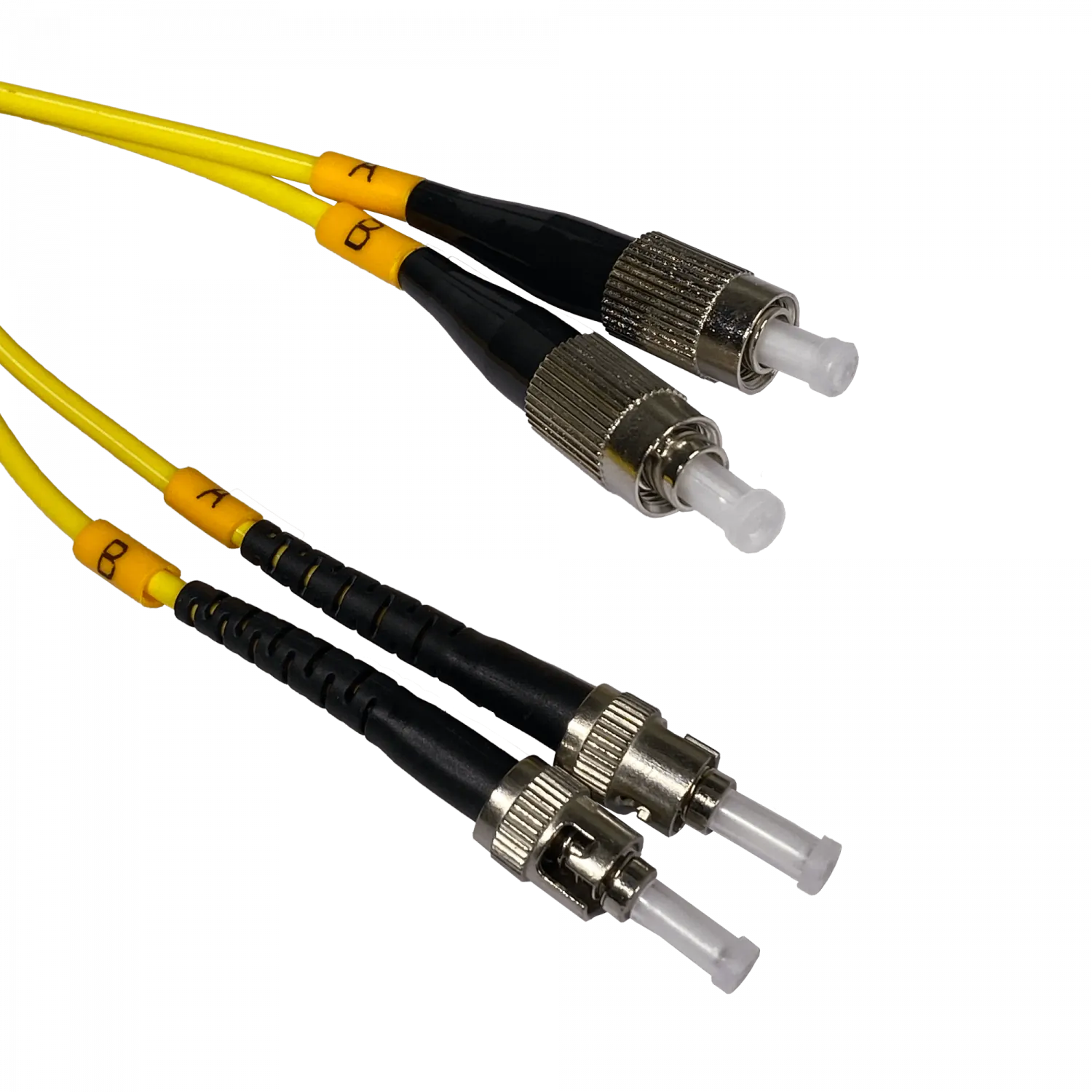 Jumper Cable Fibra 3.0mm 9/125um LSZH 2mt ST-FC MonoModo SM Duplex  1