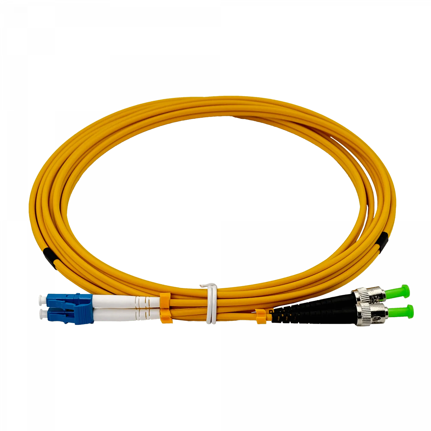 Jumper Cable Fibra 9/125um 3mm 3mt LC/UPC-ST/APC MonoModo SM Duplex  2