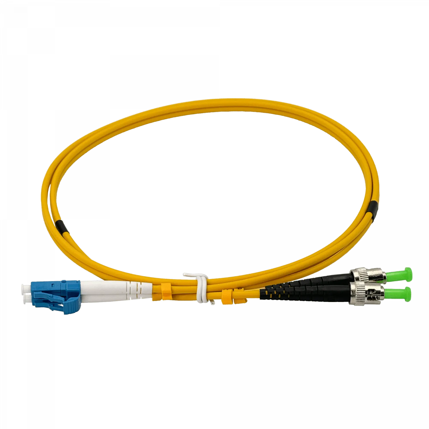 Jumper Cable Fibra 9/125um 3mm 1mt LC/UPC-ST/APC MonoModo SM Duplex  2