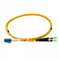 Jumper Cable Fibra 9/125um 3mm 1mt LC/UPC-ST/APC MonoModo SM Duplex  - Miniatura 2