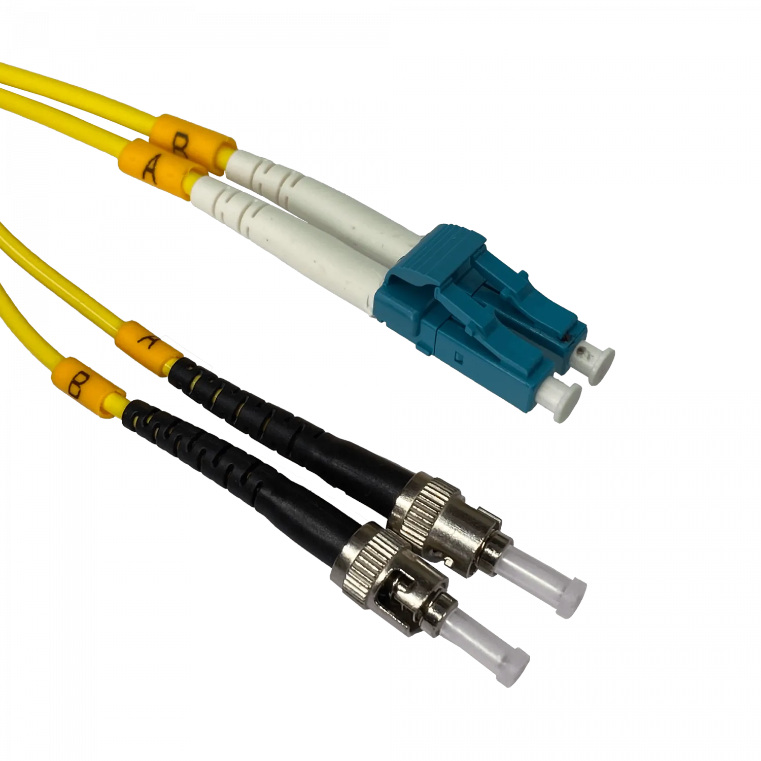 Jumper Cable Fibra 9/125um 3mm LSZH 2mt LC-ST/UPC MonoModo SM Duplex  1