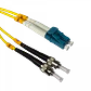 Jumper Cable Fibra 9/125um 3mm LSZH 2mt LC-ST/UPC MonoModo SM Duplex  - Miniatura 1