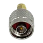 Adaptador Coaxial N Macho a SMA Macho Tipo Copla RF - Miniatura 1