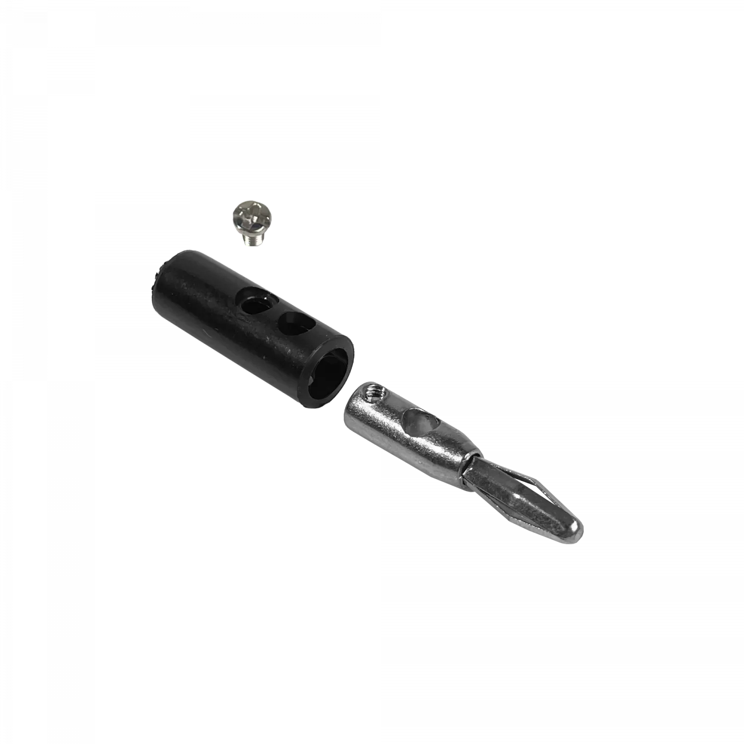 Conector Banana Macho 4mm Tipo Niquelado – BANANA-N 1