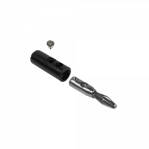 Conector Banana Macho 4mm Tipo Niquelado – BANANA-N