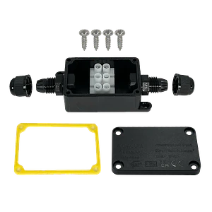 Caja de conexiones copla 24A 450V AWG24-10 IP66 3x0,5-2,5mm2