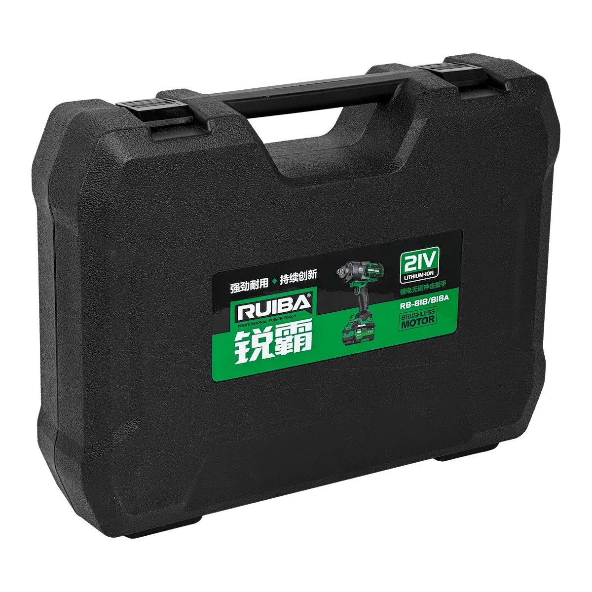 Llave de impacto inlambrica 3/4-Ps ulg 19mm + 2 Bat-ion 21V 4Ah RUIBA  2