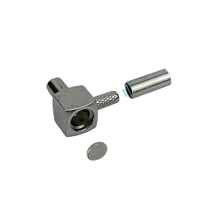 TS9-Macho 90-Grados RG316 Conector Crimpeable CA100 RG174