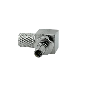 CRC9-Macho 90-Grados LMR195 Conector Crimpeable RG58 RG142