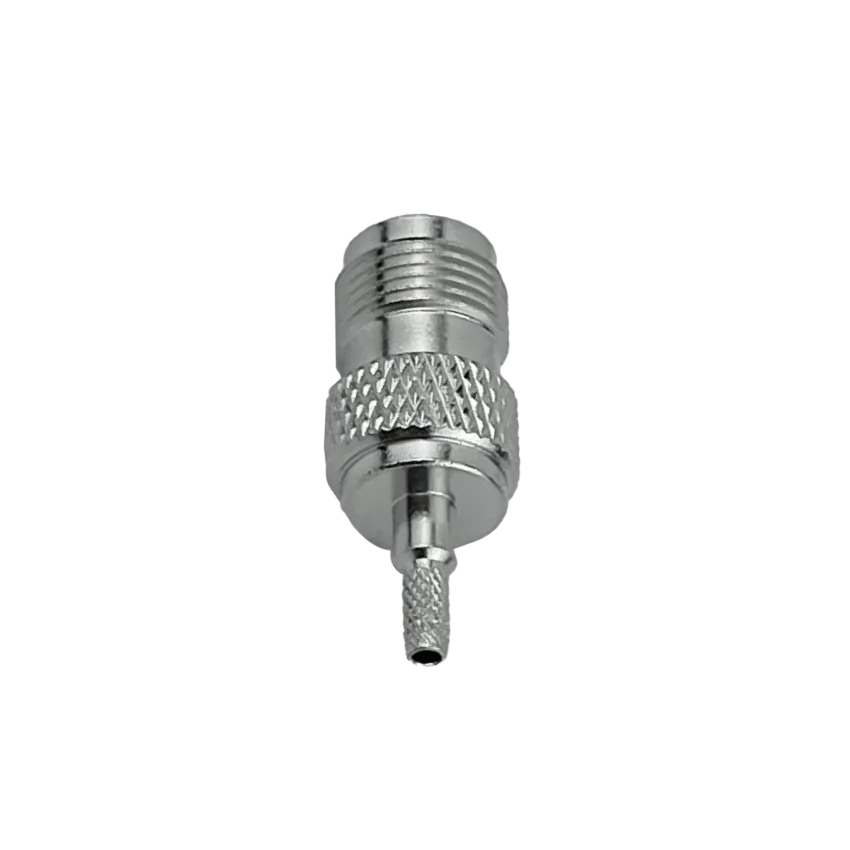 Conector coaxial TNC hembra crimpeable para cable RG316 CA100 RG174 1