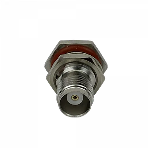 Conector coaxial TNC hembra de panel crimpeable para cable LMR195 RG58 diametro 13 mm