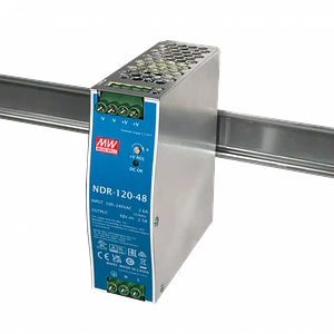 MEANWELL 48VDC 120W 2,5A ajust/48-55V Ancho-40mm Riel-DIN Fuente Poder