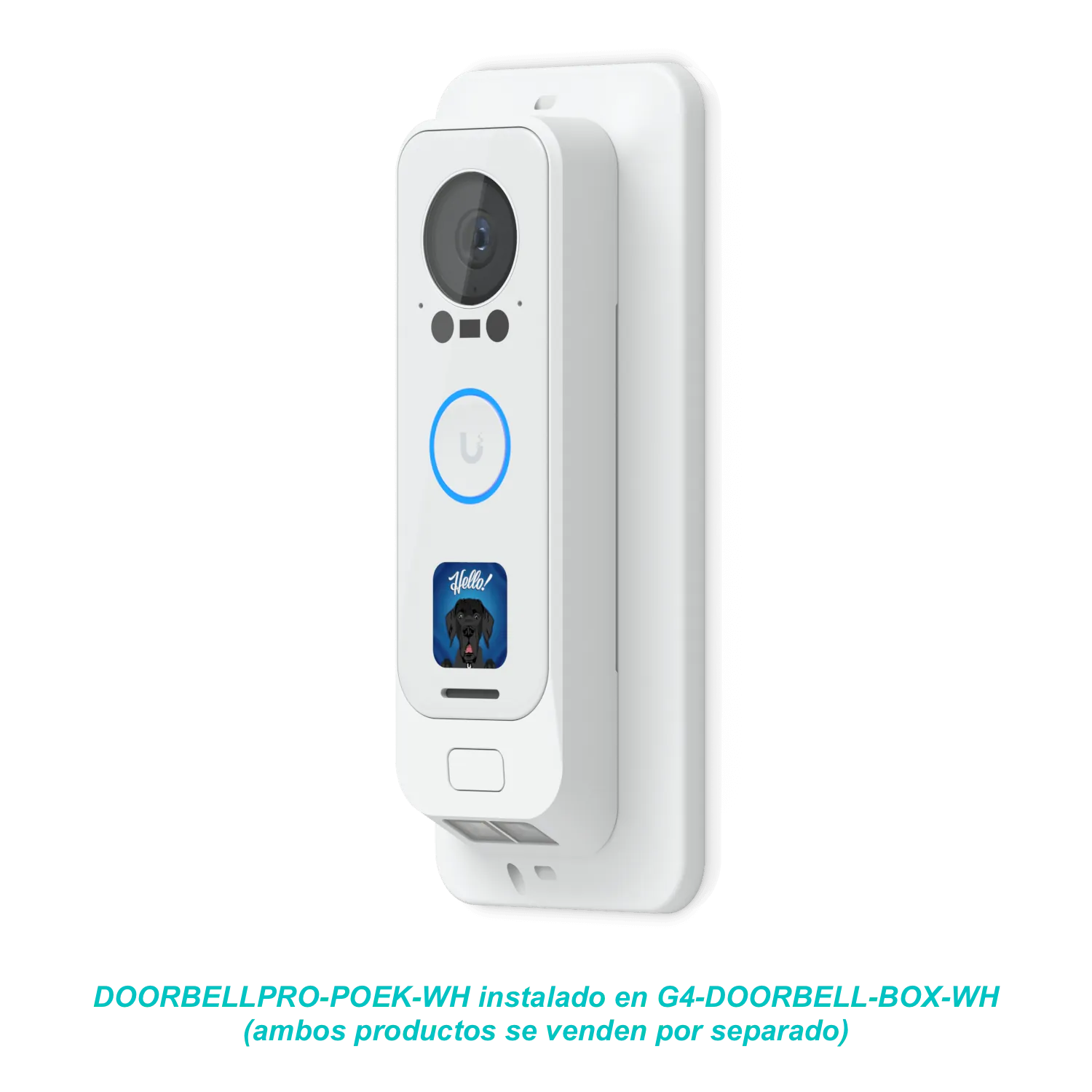Soporte Ubiquiti G4-DOORBELL-BOX-WH - Montaje Plano o Angular 25° para UVC-G4-Doorbell-Pro 1