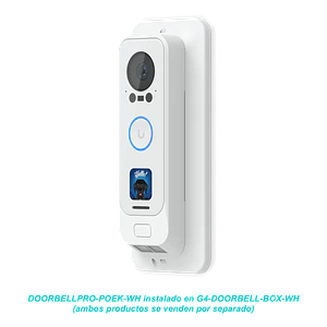 Soporte Ubiquiti G4-DOORBELL-BOX-WH - Montaje Plano o Angular 25° para UVC-G4-Doorbell-Pro