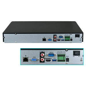 DAHUA NVR 32-IP IA 32MP HDMI VGA RS232 USB RCA 2xSATA20TB WizSense