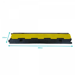 CABLE-RAMP. Pasacables 5-Toneladas Protector De Cables 2-Vias 30mm