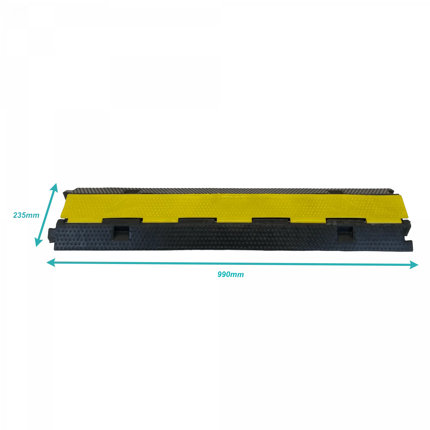 CABLE-RAMP. Pasacables 5-Toneladas Protector De Cables 2-Vias 30mm 1