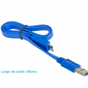 HUB USB 3.0 4 Puertos HUB4-30 con Interruptores Independientes y Cable Incluido
