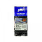 Cinta auto laminada Brother TZE-SL251 24mm negro en blanco 8m - Miniatura 1