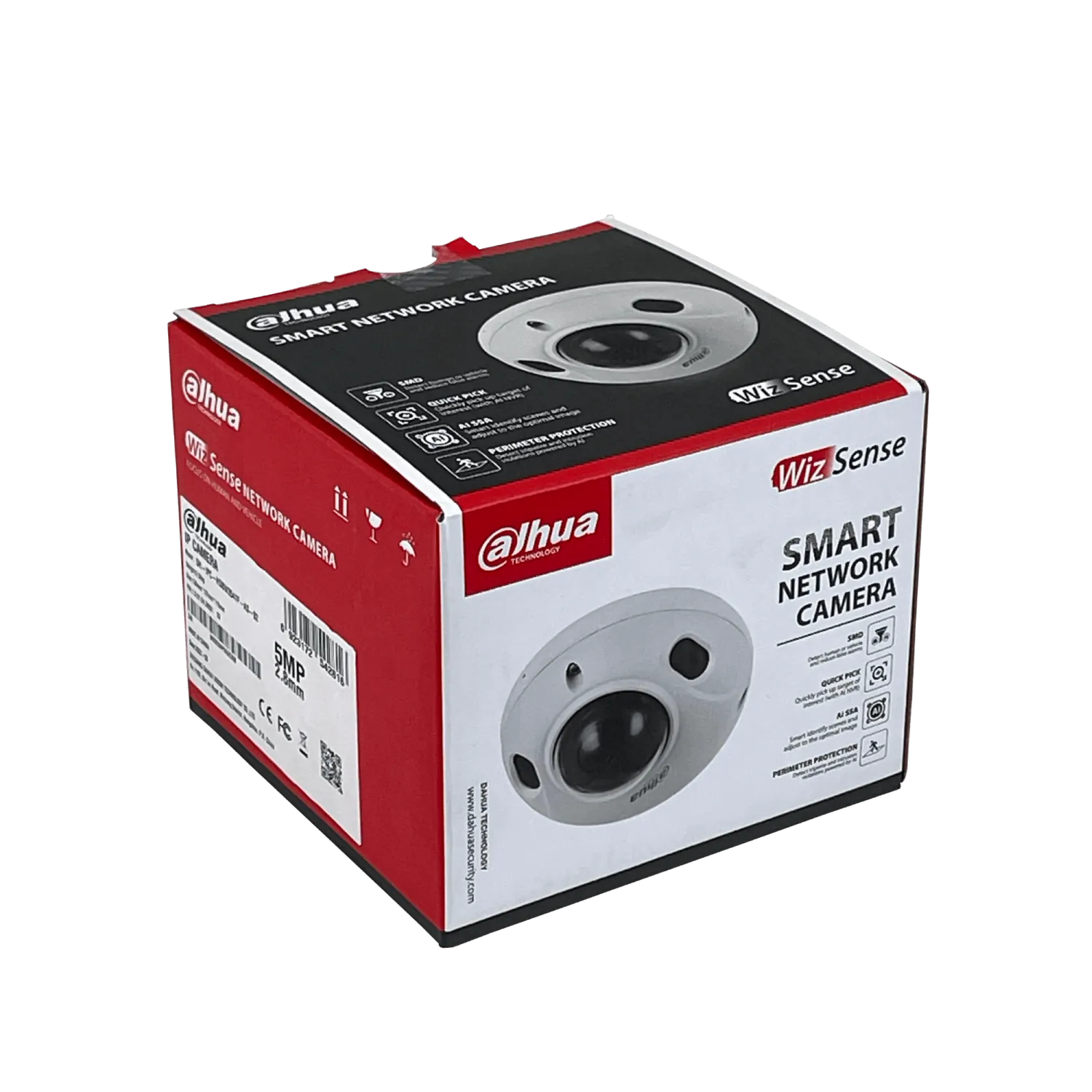 Cámara Domo IP Dahua IPC-HDBW3541F-AS-S2 5MP IR 30m PoE IP67 IK10 1