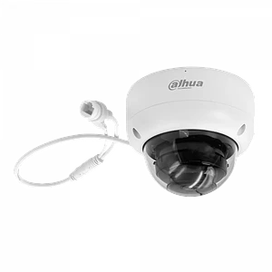 Cámara Mini Domo Dahua 2MP Fijo 2.8mm PoE IR50m IP67 IK10 WizSense Profesional