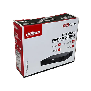 NVR 8 Canales IP con 8 PoE, 12MP, AI WizSense, HDMI/VGA, 1xSATA hasta 10TB, Dahua NVR2108HS-8P-I2