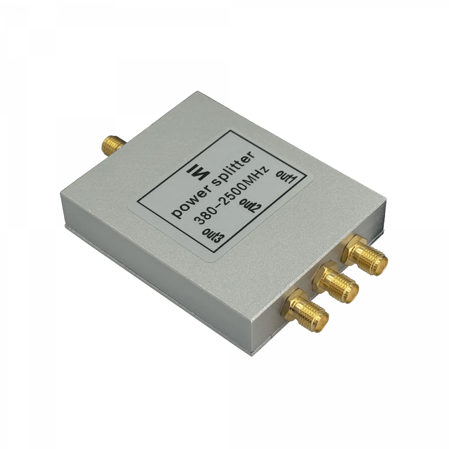 Divisor de Potencia RF SCW03 1x3, 0.4GHz–2.5GHz, Conectores SMA-H, Rango 380–2500MHz 1