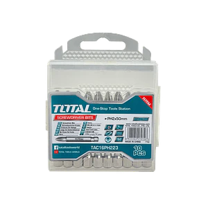 Set puntas Total SET-10PH2 Phillips PH2 10 piezas 50mm