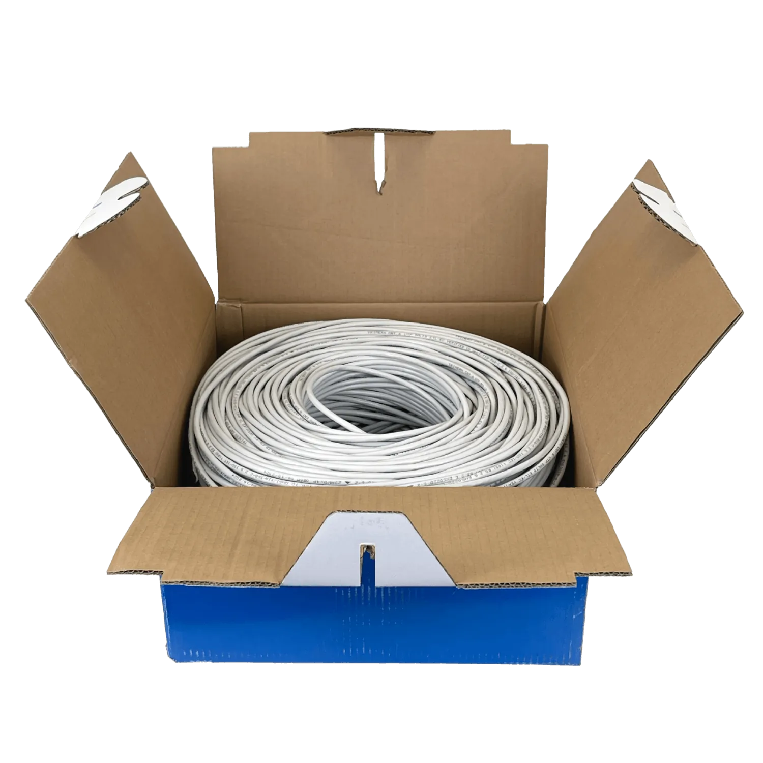 Caja Cable TRIMERX AWG23 LSHZ CAT6 Gris, Unifilar, 305m, Cobre 1