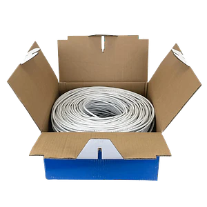 Caja Cable TRIMERX AWG23 LSHZ CAT6 Gris, Unifilar, 305m, Cobre