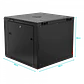 Gabinete Pared LINKMADE RK09-6LD 9U Fondo 60cm Negro Desarmado - Miniatura 1