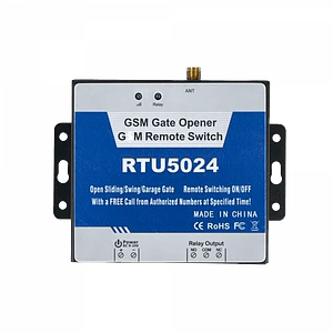 Controlador de Acceso GSM RTU5024 2G 1-SIM NA/NC 9–24VDC