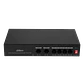 Switch 6 Puertos (4 PoE+af/at) + 2 Uplink 36W No Administrable, Dahua PFS3006-4ET-36 - Miniatura 1