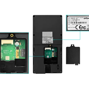 Control de Acceso Facial + Huella + Tarjeta NFC IP65 WiFi/PoE, Dahua DHI-ASI6214S-PW