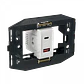 KALOP Type-C 1xUSB-C 1xUSB-A Total 3A 10W 100-240VAC Bastidor KS40493 - Miniatura 1