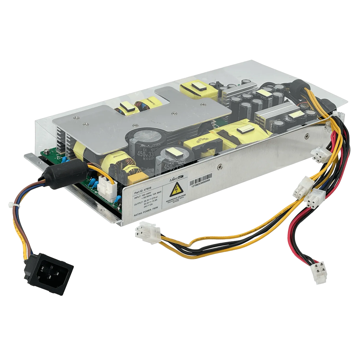 Fuente de Alimentación MikroTik G1270 - 750W Open Frame para CRS354-48P-4S+2Q+RM 1