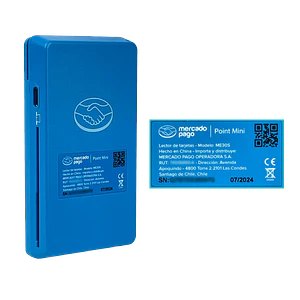 MERCADOPAGO Maquina Mini Pago Con Tarjeta BT Requiere Celular ME30S