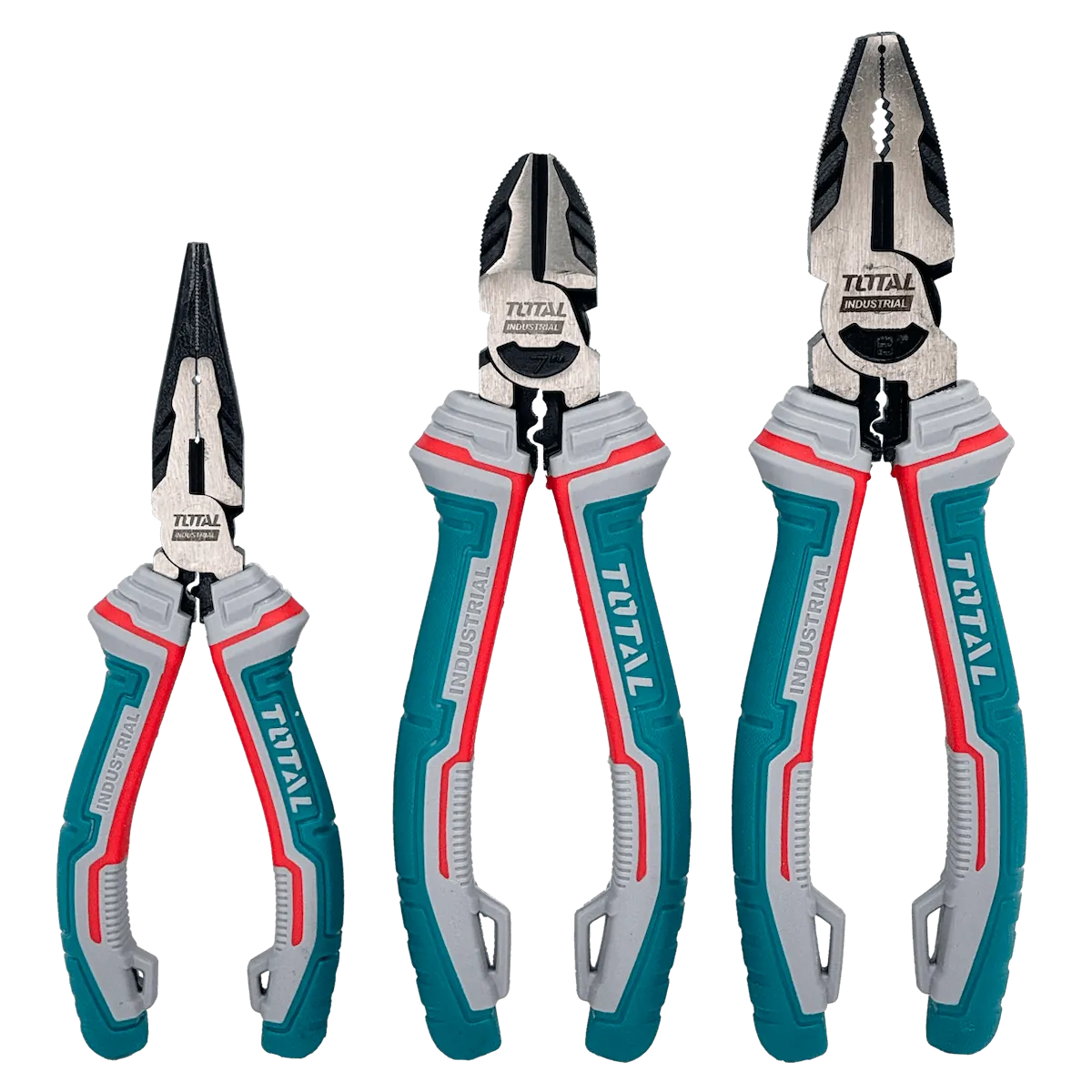 TOTAL Set de Alicates Industrial 3-Piezas 6-7-8-pulgadas THT2K0301S 1