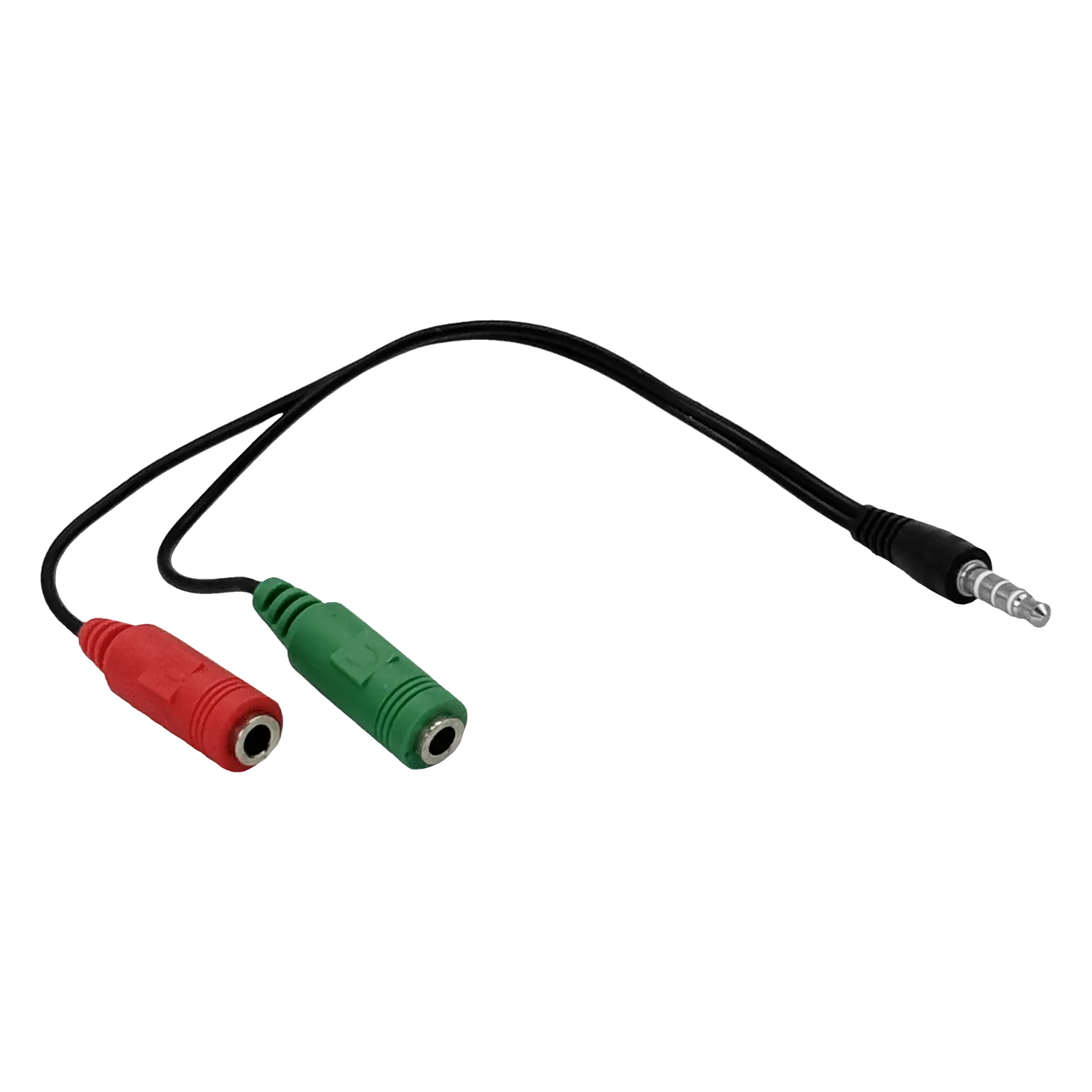 Cable Divisor de Audio 1x Jack 3.5mm Macho a 2x Jack 3.5mm Hembra, 20cm 1