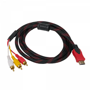 Cable HDMI Macho a 3 RCA Macho, 1.5 Metros, Video 1080p