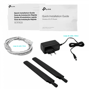 Router Inalámbrico TP-Link Archer MR400 AC1200 4G LTE de Doble Banda