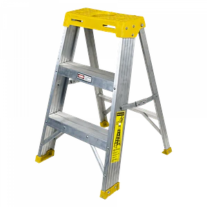 0.7mt 105KG Taburete Tijera Aluminio 3-Peldano Escalera 0,71mt