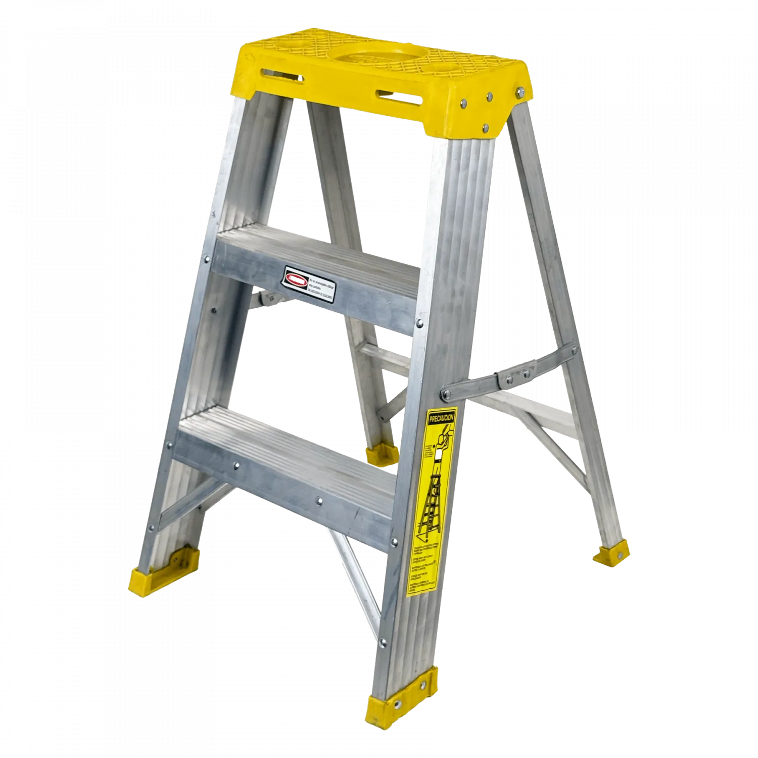 0.7mt 105KG Taburete Tijera Aluminio 3-Peldano Escalera 0,71mt 1