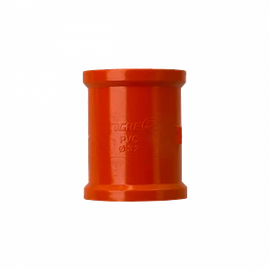 32mm Copla PVC para Tubo Naranjo Certificacion SEC